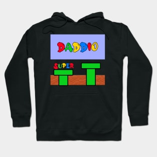 Funny Super Daddio Video Game Lover Father's Day and mother birthday Hoodie